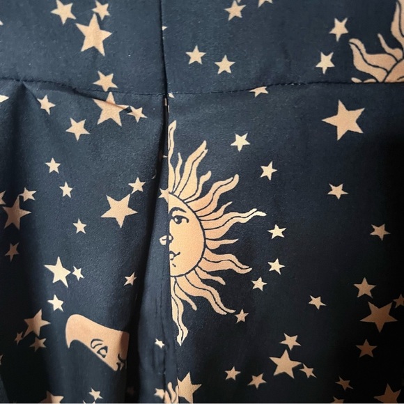 SHEIN Romwe Women's | Pinup Celestial Cold Shoulder Sweet🖤 Dress, med (6), NWOT - Picture 5 of 12